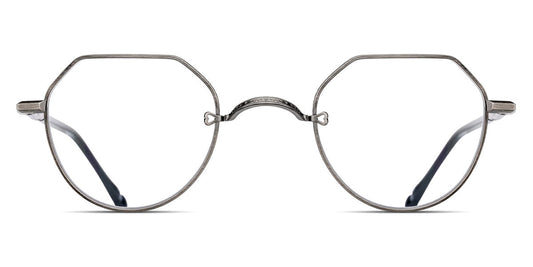 Matsuda® M3144 MTD M3144 Antique Silver 46 - Antique Silver Eyeglasses