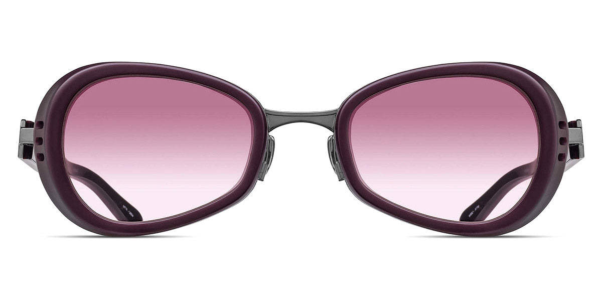 Matsuda® 10616H MTD 10616H Matte Bordeaux/Ruthenium/Pink Gradient 49 - Matte Bordeaux/Ruthenium / Pink Gradient Sunglasses