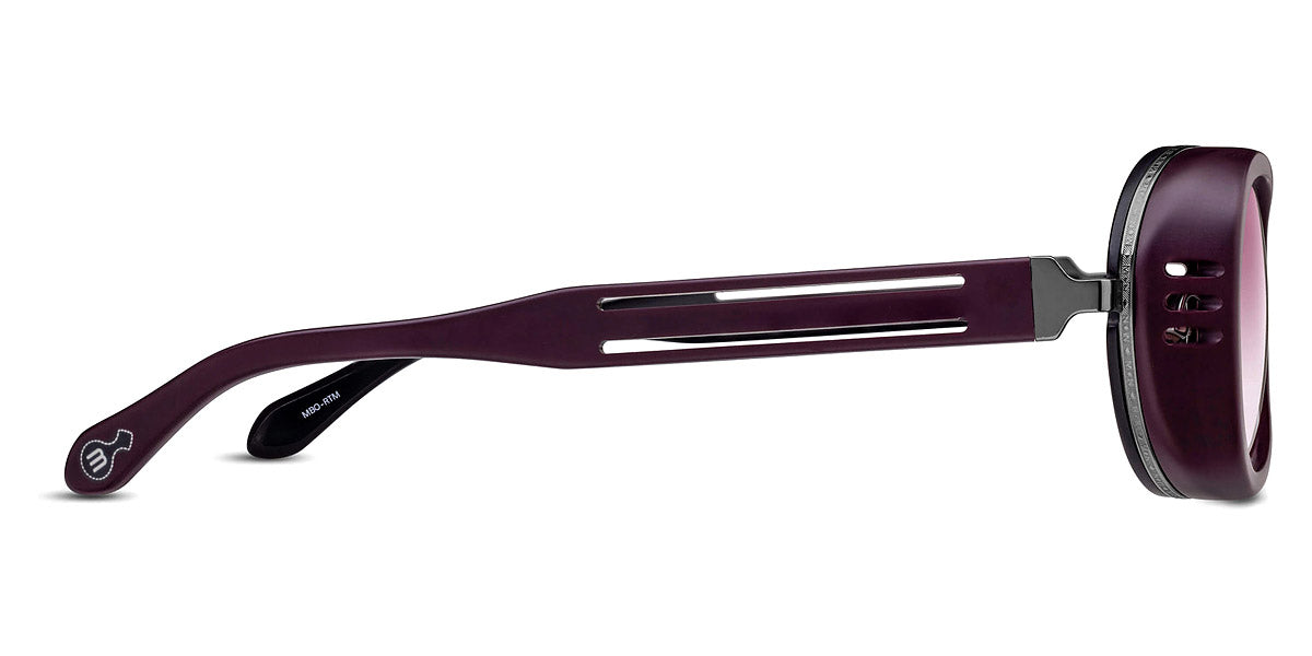 Matsuda® 10616H MTD 10616H Matte Bordeaux/Ruthenium/Pink Gradient 49 - Matte Bordeaux/Ruthenium / Pink Gradient Sunglasses