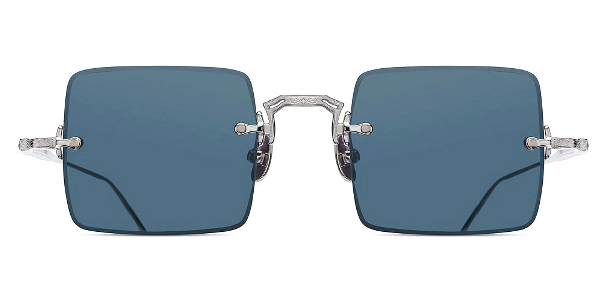 Matsuda® M5001 MTD M5001 Palladium White/Blue Gray 46 - Palladium White / Blue Gray Sunglasses