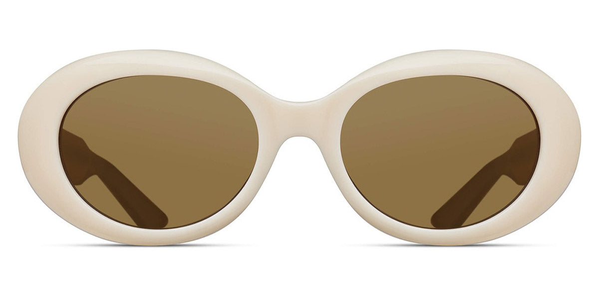 Matsuda® M1034 MTD M1034 Milky White/Brown 53 - Milky White / Brown Sunglasses