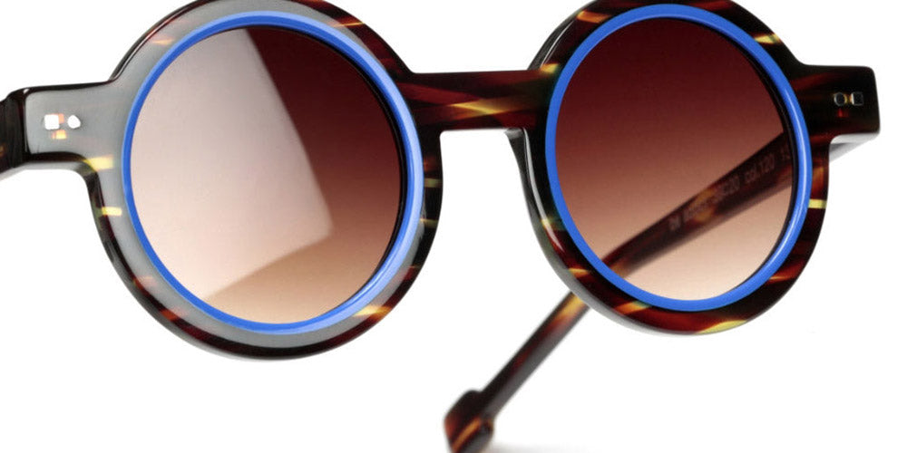 Sabine Be® Mini Be Addict Sun SB Mini Be Addict Sun 120 39 - Shiny Veined Tortoise Dark / Shiny Blue Klein Sunglasses