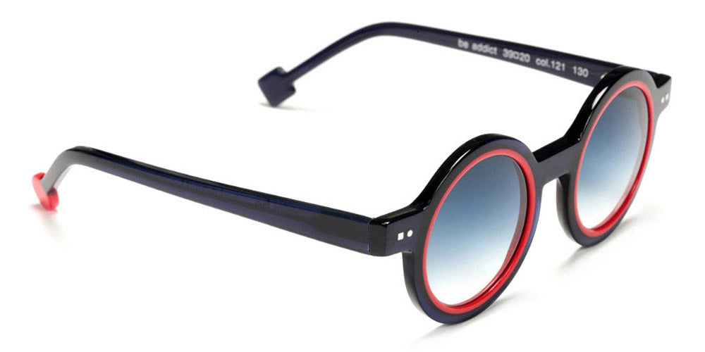 Sabine Be® Mini Be Addict Sun SB Mini Be Addict Sun 121 39 - Shiny Navy Blue / Shiny Red Sunglasses