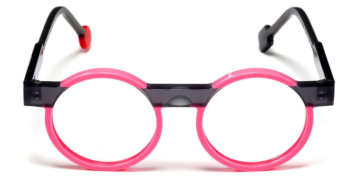 Sabine Be® Mini Be Cartoon SB Mini Be Cartoon 638 43 - Shiny Neon Pink / Shiny Opal Gray Eyeglasses