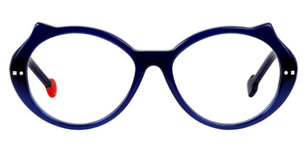 Sabine Be® Mini Be Cat'S SB Mini Be Cat'S 02 48 - Bleu Marine Brillant Eyeglasses