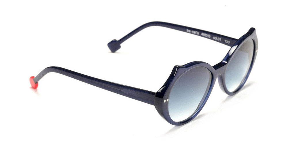 Sabine Be® Mini Be Cat'S Sun SB Mini Be Cat'S Sun 01 48 - Shiny Navy Blue Sunglasses