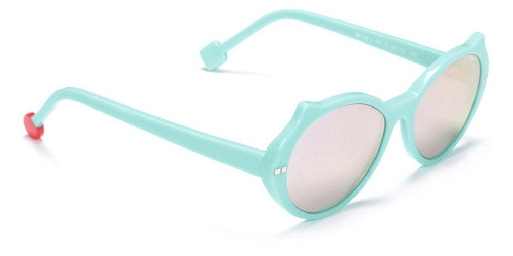 Sabine Be® Mini Be Cat'S Sun SB Mini Be Cat'S Sun 118 48 - Shiny Turquoise Sunglasses