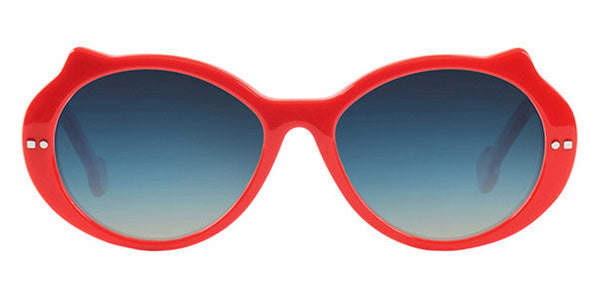 Sabine Be® Mini Be Cat'S Sun SB Mini Be Cat'S Sun 24 48 - Shiny Red Sunglasses