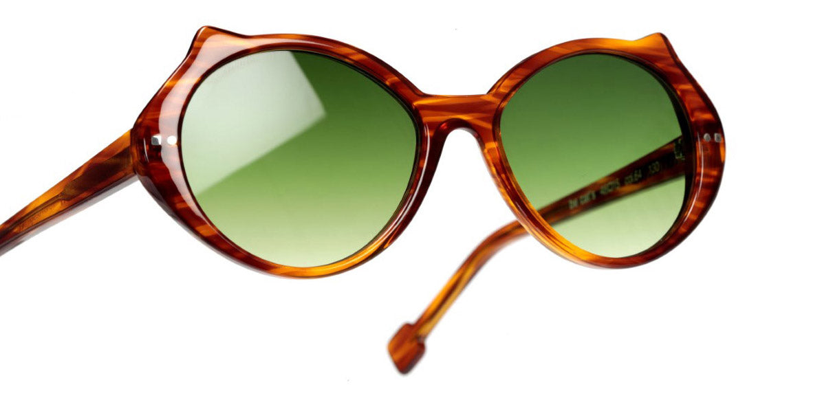 Sabine Be® Mini Be Cat'S Sun SB Mini Be Cat'S Sun 64 48 - Shiny Blonde Veined Tortoise Sunglasses