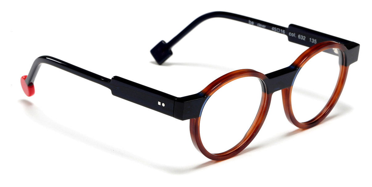 Sabine Be® Mini Be Clever SB Mini Be Clever 632 45 - Shiny Tortoiseshell Blonde / Shiny Midnight Blue Eyeglasses