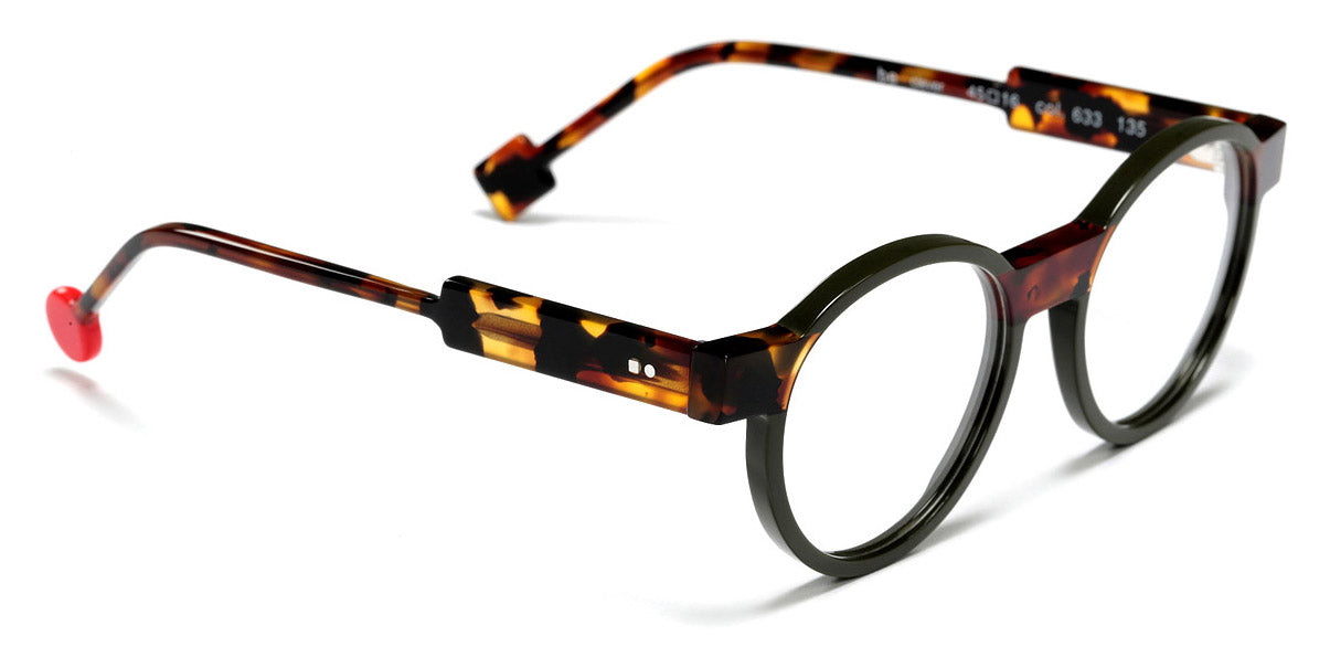 Sabine Be® Mini Be Clever SB Mini Be Clever 633 45 - Shiny Khaki / Shiny Tawny Scale Eyeglasses