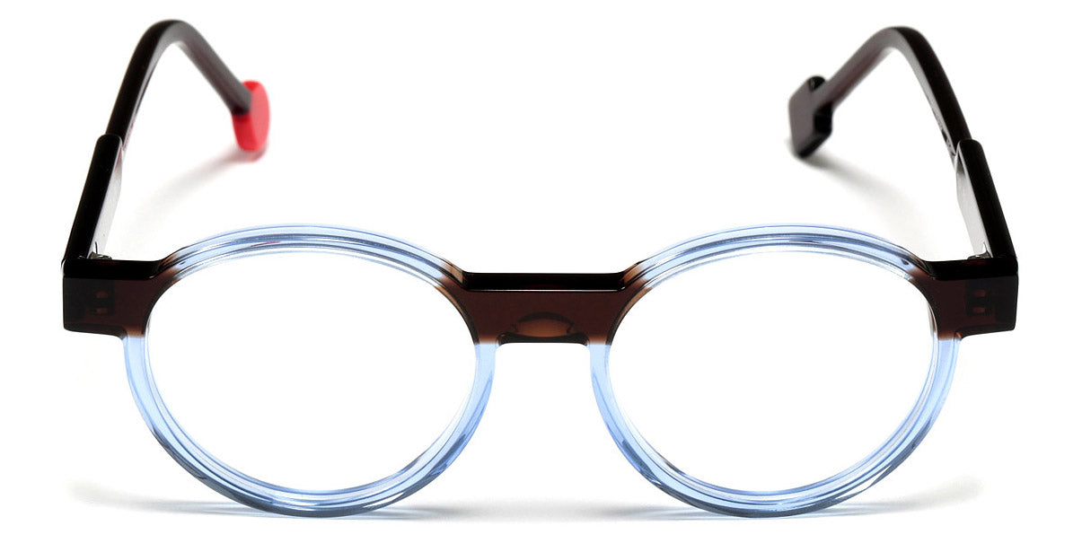 Sabine Be® Mini Be Clever SB Mini Be Clever 634 45 - Shiny Translucent Light Blue / Shiny Translucent Brown Eyeglasses