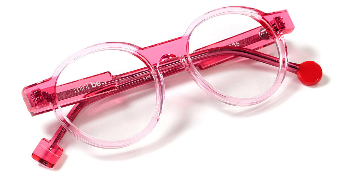 Sabine Be® Mini Be Clever SB Mini Be Clever 635 45 - Shiny Translucent Pastel Pink / Shiny Translucent Pink Eyeglasses