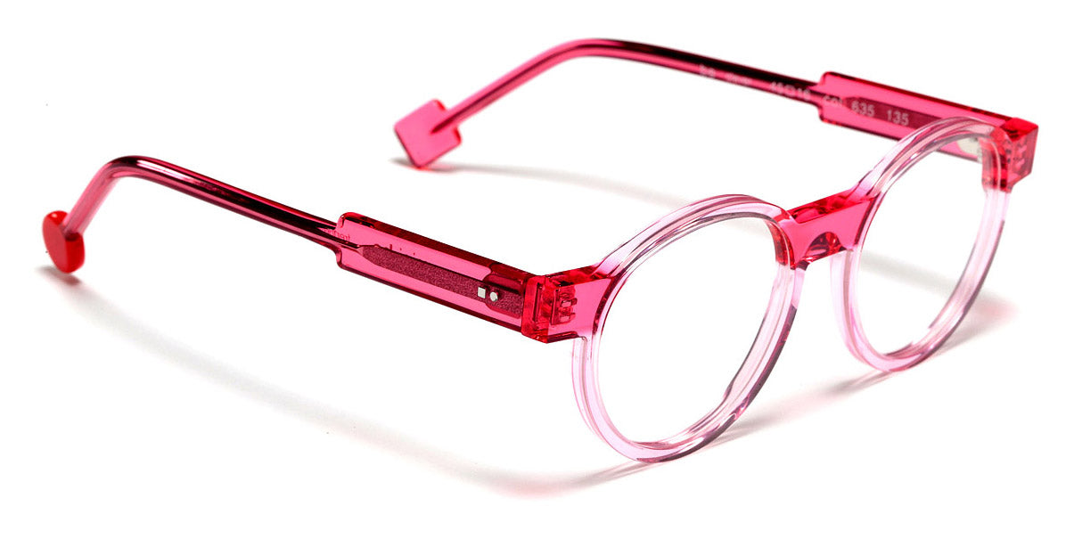 Sabine Be® Mini Be Clever SB Mini Be Clever 635 45 - Shiny Translucent Pastel Pink / Shiny Translucent Pink Eyeglasses
