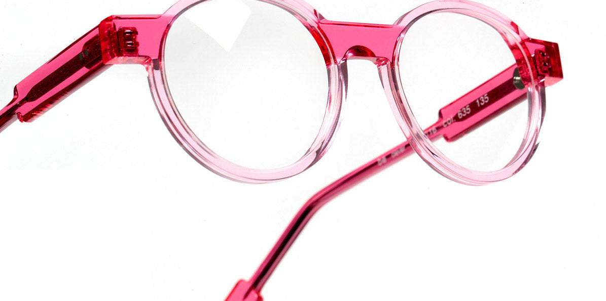 Sabine Be® Mini Be Clever SB Mini Be Clever 635 45 - Shiny Translucent Pastel Pink / Shiny Translucent Pink Eyeglasses