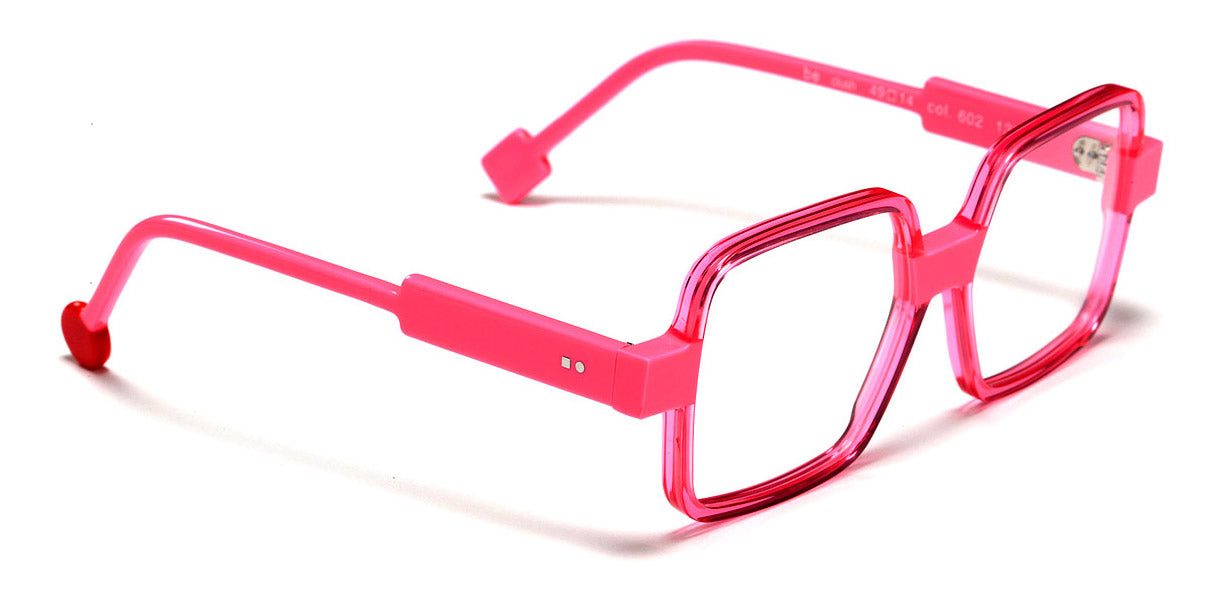 Sabine Be® Mini Be Clush SB Mini Be Clush 602 49 - Shiny Translucent Raspberry / Shiny Neon Pink Eyeglasses