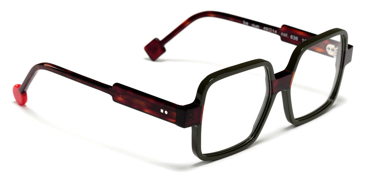 Sabine Be® Mini Be Clush SB Mini Be Clush 636 49 - Shiny Khaki / Shiny Cherry Tortoiseshell Eyeglasses