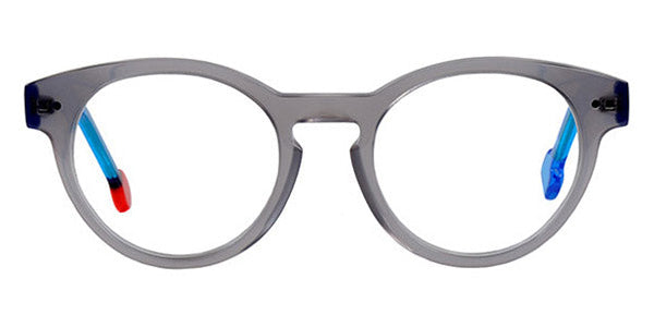 Sabine Be® Mini Be Crazy SB Mini Be Crazy 15 44 - Shiny Translucent Gray / Shiny Translucent Neon Blue Eyeglasses