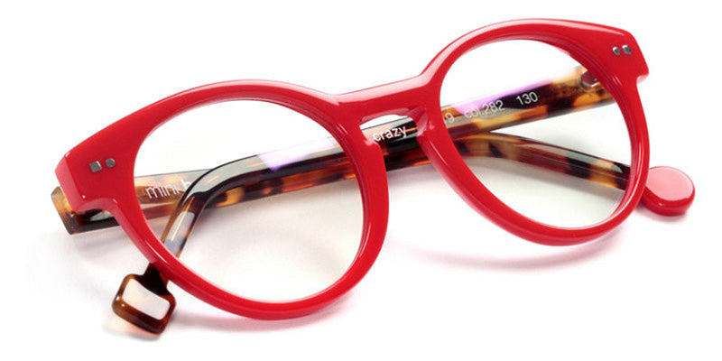 Sabine Be® Mini Be Crazy SB Mini Be Crazy 282 44 - Shiny Red / Shiny Tokyo Tortoise Eyeglasses