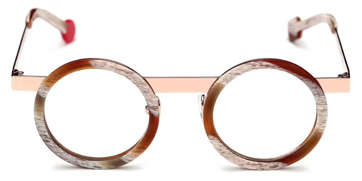 Sabine Be® Mini Be Gipsy SB Mini Be Gipsy 351 39 - Shiny Vintage Horn / Polished Rose Gold Eyeglasses