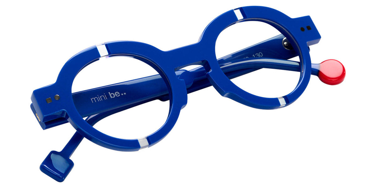 Sabine Be® Mini Be Groom SB Mini Be Groom 370 40 - Shiny Majorelle Blue / Shiny Crystal Eyeglasses