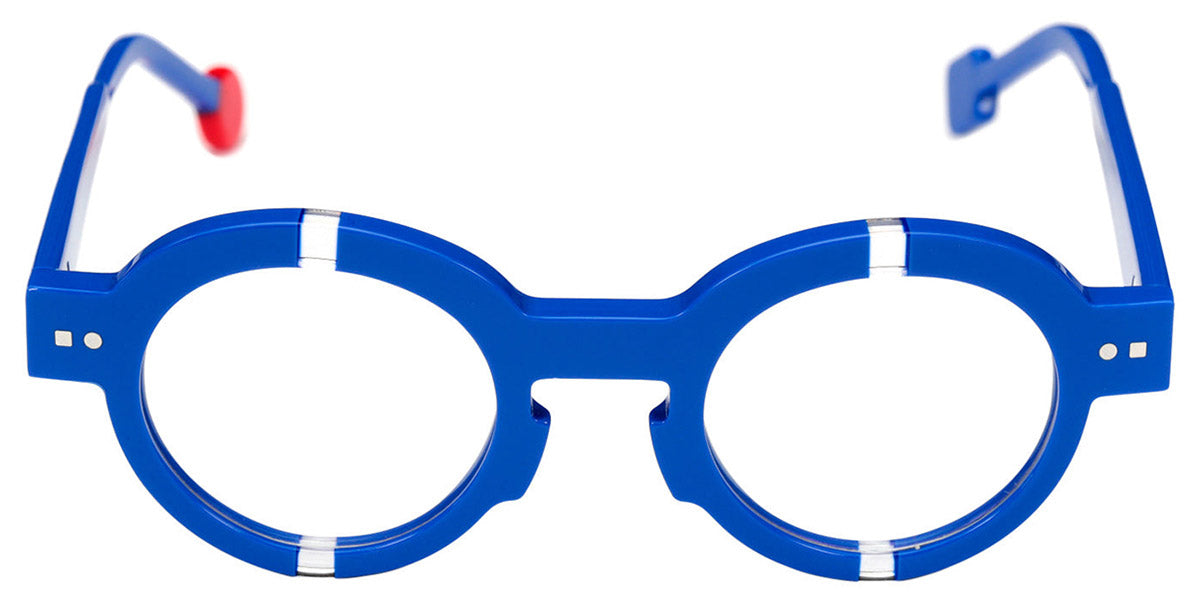 Sabine Be® Mini Be Groom SB Mini Be Groom 370 40 - Shiny Majorelle Blue / Shiny Crystal Eyeglasses