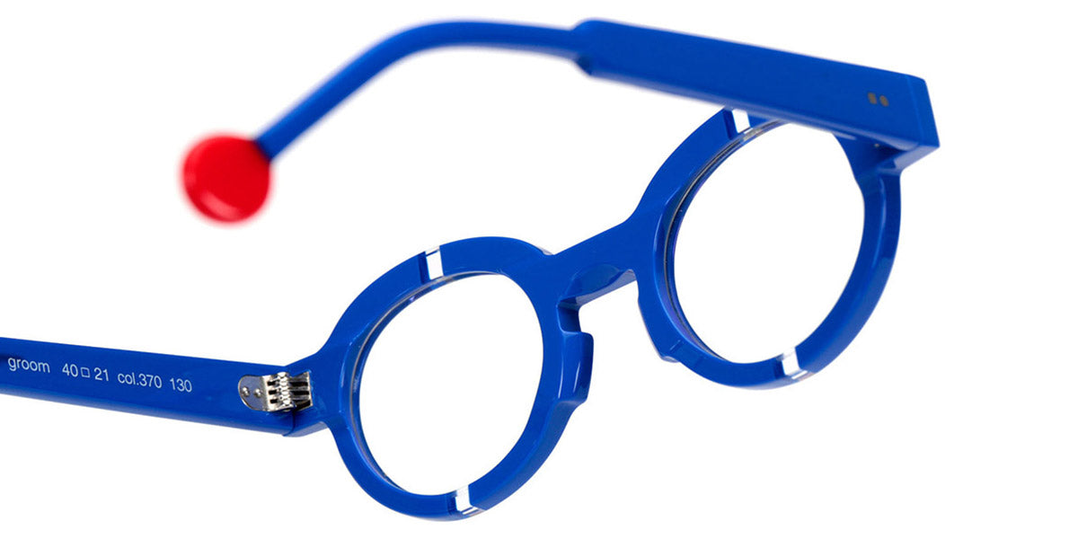 Sabine Be® Mini Be Groom SB Mini Be Groom 370 40 - Shiny Majorelle Blue / Shiny Crystal Eyeglasses