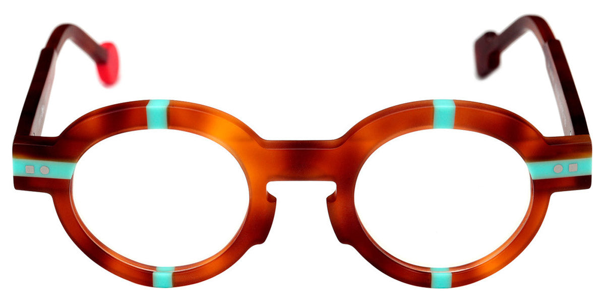 Sabine Be® Mini Be Groom SB Mini Be Groom 372 40 - Matt Blonde Tortoise / Matt Turquoise Eyeglasses