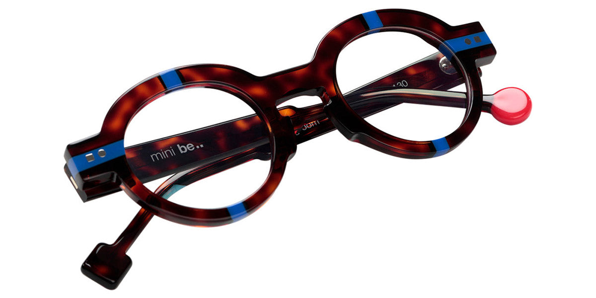 Sabine Be® Mini Be Groom SB Mini Be Groom 453 40 - Shiny Cherry Tortoise / Shiny Majorelle Blue Eyeglasses