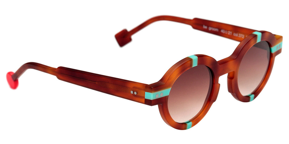 Sabine Be® Mini Be Groom Sun SB Mini Be Groom Sun 372 40 - Matt Blonde Tortoise / Matt Turquoise Sunglasses