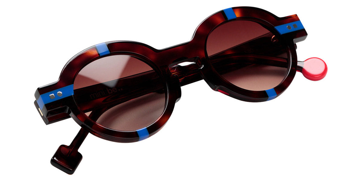 Sabine Be® Mini Be Groom Sun SB Mini Be Groom Sun 453 40 - Shiny Cherry Tortoise / Shiny Majorelle Blue Sunglasses