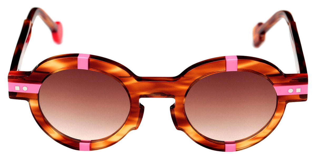 Sabine Be® Mini Be Groom Sun SB Mini Be Groom Sun 454 40 - Shiny Veined Blond Tortoise / Shiny Neon Pink Sunglasses