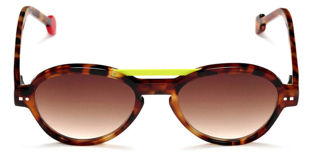 Sabine Be® Mini Be Hype Sun T49 SB Mini Be Hype Sun T49 192 49 - Shiny Fawn Tortoise / Neon Yellow Sunglasses