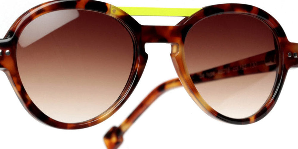 Sabine Be® Mini Be Hype Sun T49 SB Mini Be Hype Sun T49 192 49 - Shiny Fawn Tortoise / Neon Yellow Sunglasses