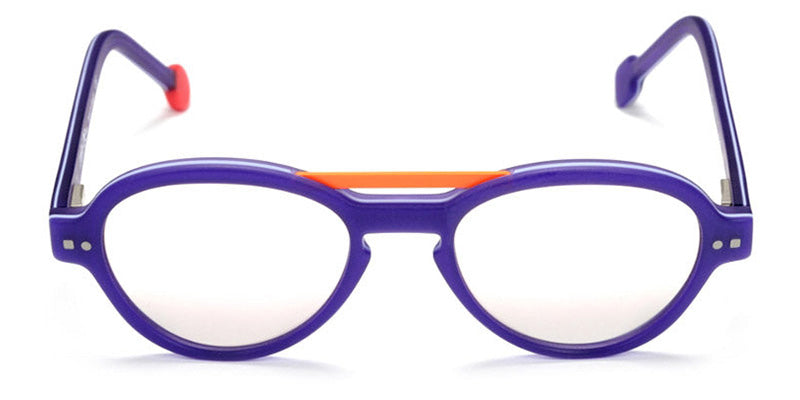 Sabine Be® Mini Be Hype Sun T49 SB Mini Be Hype Sun T49 28 49 - Matte Purple / Satin Neon Orange Sunglasses