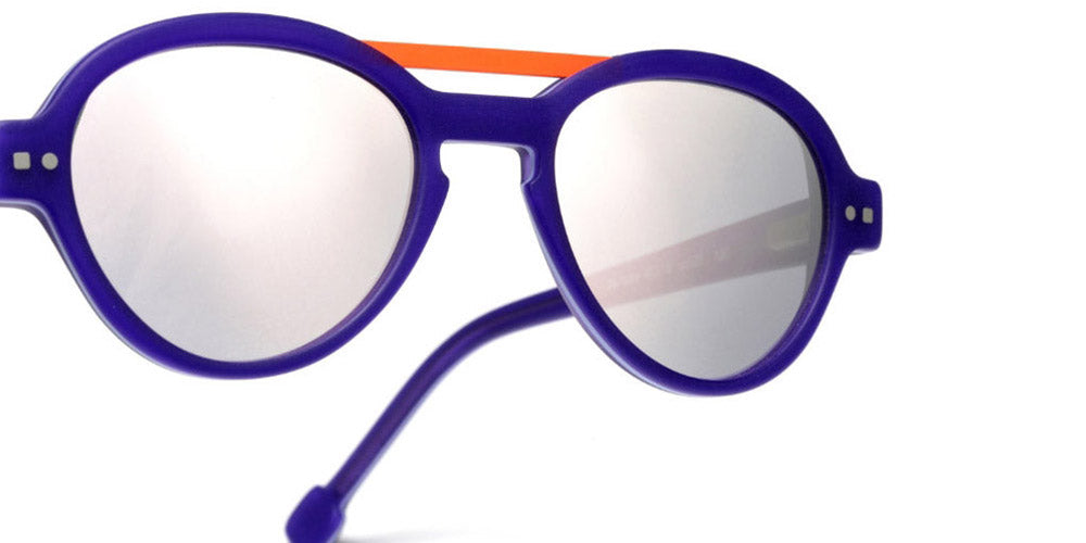 Sabine Be® Mini Be Hype Sun T49 SB Mini Be Hype Sun T49 28 49 - Matte Purple / Satin Neon Orange Sunglasses