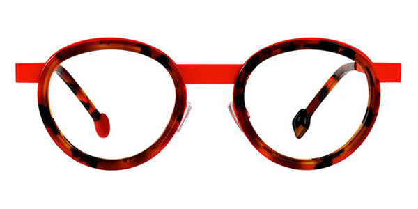 Sabine Be® Mini Be Lucky SB Mini Be Lucky 10 43 - Shiny Fawn Tortoise / Satin Neon Orange Eyeglasses