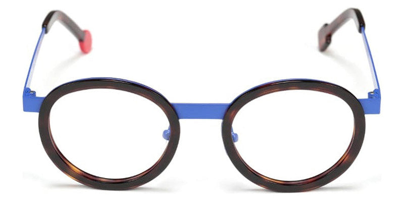 Sabine Be® Mini Be Lucky SB Mini Be Lucky 272 43 - Shiny Cherry Tortoise / Satin Blue Klein Eyeglasses