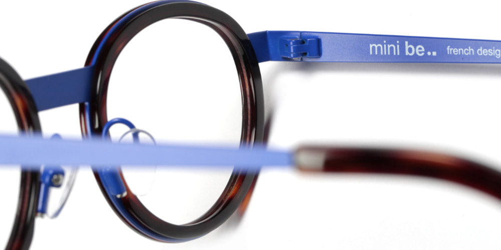 Sabine Be® Mini Be Lucky SB Mini Be Lucky 272 43 - Shiny Cherry Tortoise / Satin Blue Klein Eyeglasses