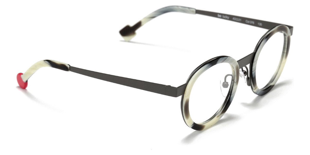 Sabine Be® Mini Be Lucky SB Mini Be Lucky 376 43 - Matt Horn / Satin Taupe Eyeglasses