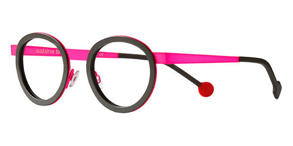 Sabine Be® Mini Be Lucky SB Mini Be Lucky 62 43 - Matte Taupe / Satin Neon Pink Eyeglasses