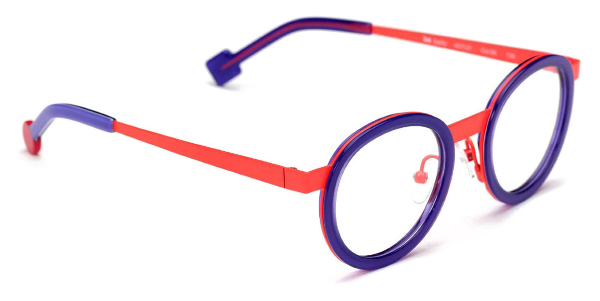 Sabine Be® Mini Be Lucky SB Mini Be Lucky 66 43 - Shiny Purple / Satin Neon Orange Eyeglasses