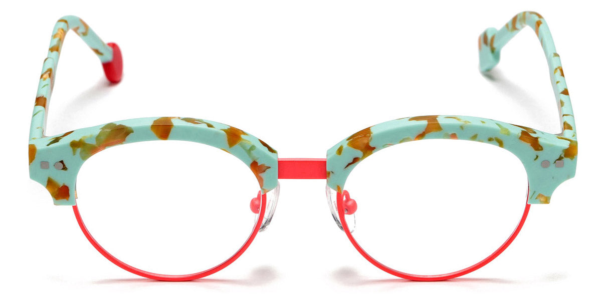 Sabine Be® Mini Be Master Pantos SB Mini Be Master Pantos 592 45 - Matt Marbled Turquoise / Satin Neon Orange Eyeglasses