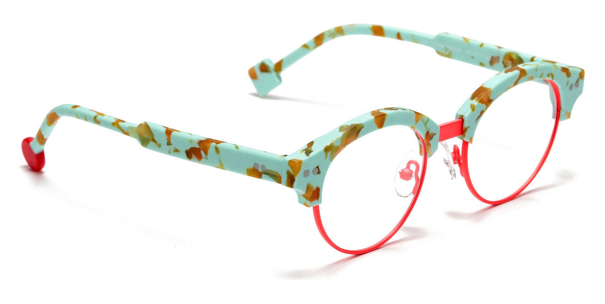 Sabine Be® Mini Be Master Pantos SB Mini Be Master Pantos 592 45 - Matt Marbled Turquoise / Satin Neon Orange Eyeglasses