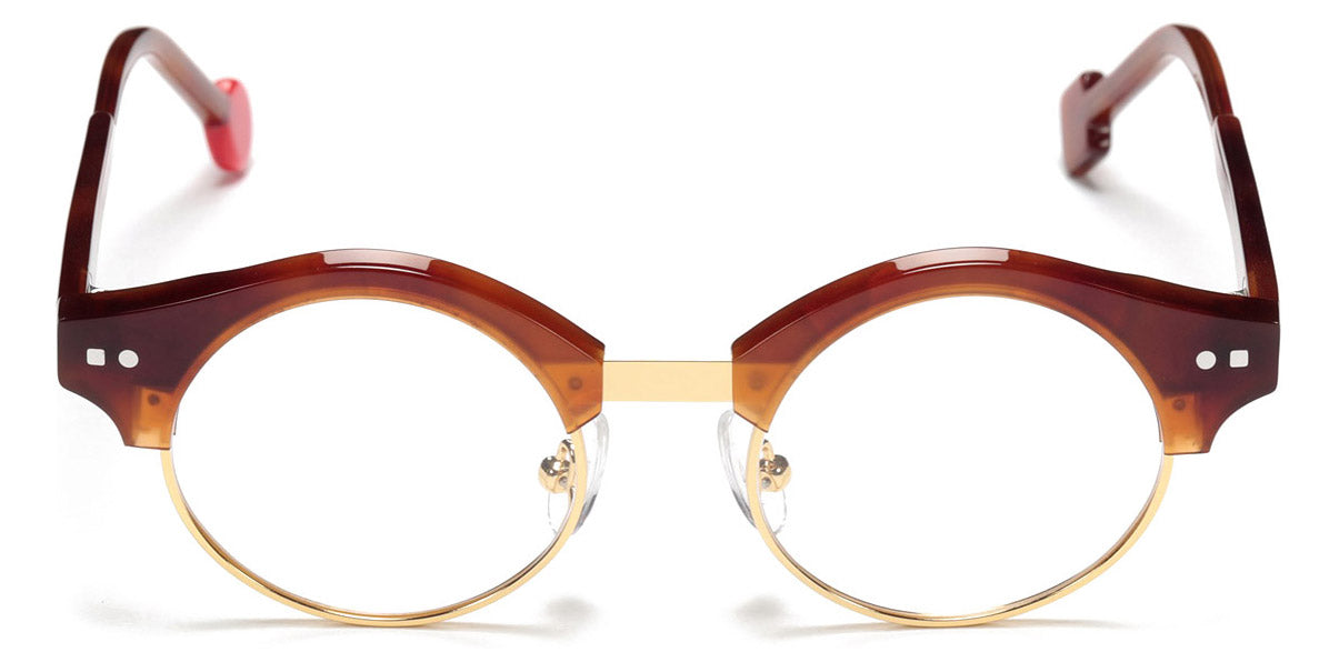 Sabine Be® Mini Be Master Round SB Mini Be Master Round 586 42 - Shiny Blonde Tortoise / Polished Pale Gold Eyeglasses