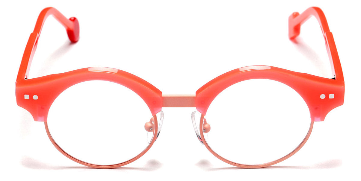 Sabine Be® Mini Be Master Round SB Mini Be Master Round 587 42 - Shiny Neon Miami Orange / Satin Salmon Eyeglasses