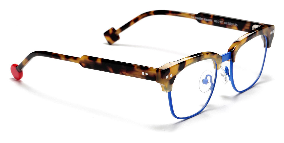 Sabine Be® Mini Be Master Square SB Mini Be Master Square 553 45 - Shiny Tokyo Tortoise / Satin Blue Majorelle Eyeglasses