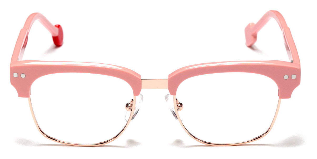 Sabine Be® Mini Be Master Square SB Mini Be Master Square 590 45 - Shiny Peach Solid / Polished Rose Gold Eyeglasses