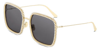 Dior® MissDior S2U MISDS2UPR B6A0 - Gold-Finish Metal Sunglasses