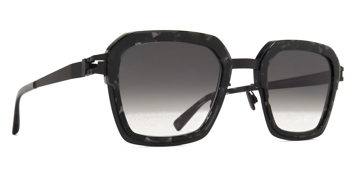 Mykita® MISTY MYK MISTY A50 Black/Black Havana / Raw Black Gradient 50 - A50 Black/Black Havana / Raw Black Gradient Sunglasses